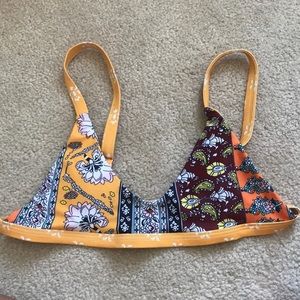 Zaful reversible bikini top